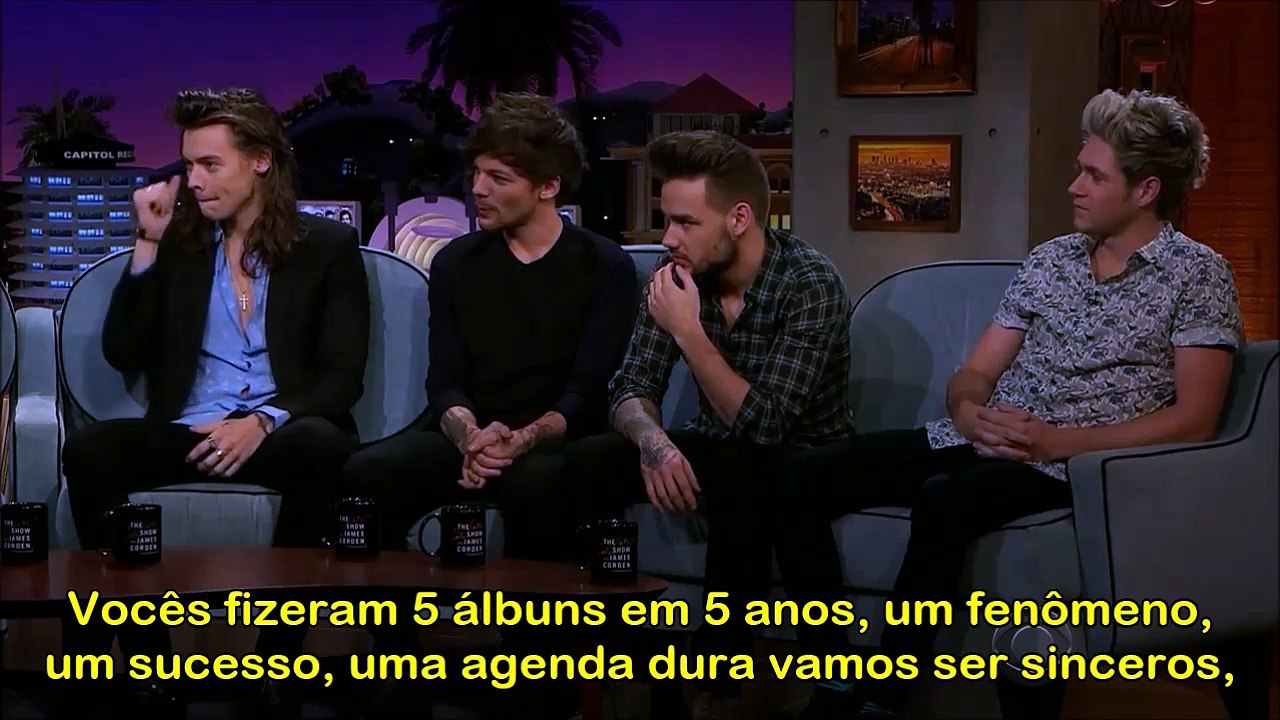 One Direction tem alguns planos para o hiatus - The Late Late Show [Legendado] #CZBRVideos