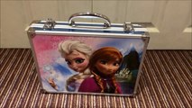 Disney Frozen Videos Elsa Toys with Giant Frozen suitcase Karlar Ulkesi