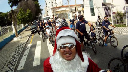 Aniversário de Taubaté, Passeio ciclístico, Papai Noel com 100 bikers, SP, Brasil, 05 de Dezembro de 2015, (3)