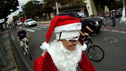 Aniversário de Taubaté, Passeio ciclístico, Papai Noel com 100 bikers, SP, Brasil, 05 de Dezembro de 2015, (4)
