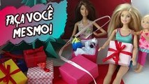 Como fazer caixa de presente para Barbie e outras bonecas