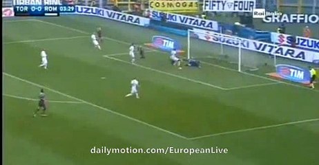 MIRALEM PJANIC SUPER GOAL TORINO 0-1 AS ROMA SERIE A 5-12-2015
