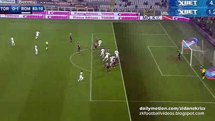 Miralem Pjanić 0-1 Great Free-Kick Goal - Torino - AS Roma Serie A 05.12.2015 HD