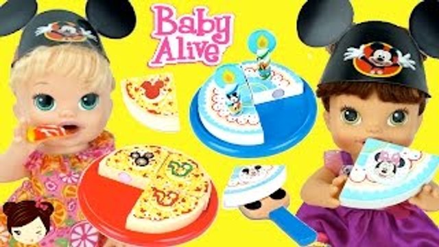 Baby Alive Come Pastel Pizza - Play Doh Juguete Fiesta Cumpleanos La Casa de Mickey