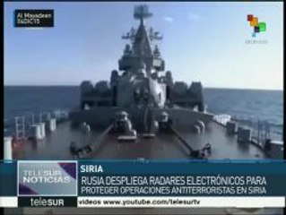 Rusia usa radares electrónicos para proteger operaciones en Siria