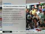 Venezuela: Comité de Víctimas de las Guarimbas piden elecciones en paz