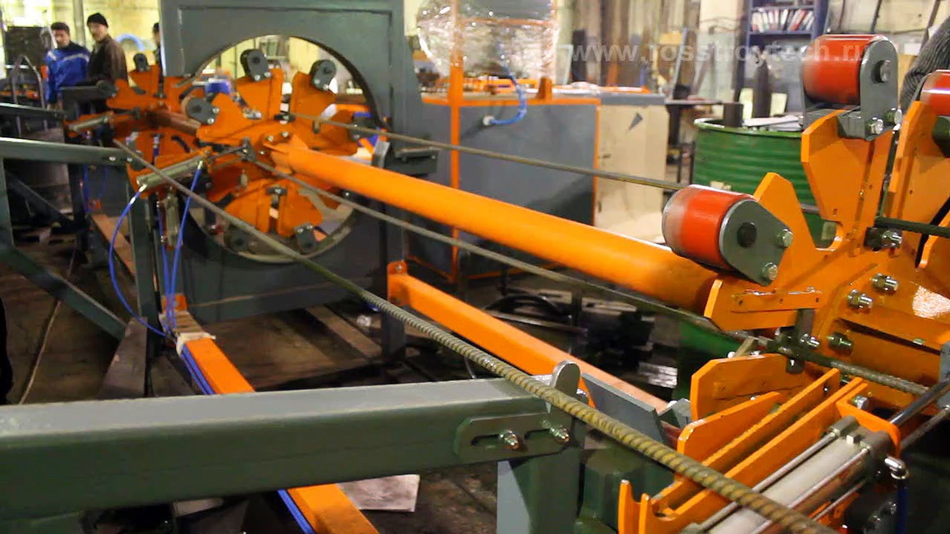 ⁣Машина навивки арматурных каркасов свай Pile cage welding machine