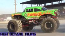 best monster trucks videos, amazing monster trucks jump over the small car, monster truck