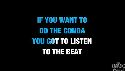 Conga in the Style of Miami Sound Machine with lyrics (no lead vocal)