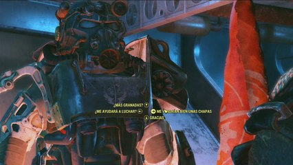 Fallout 4, gameplay Español parte 48, Ingram me enseña el Liberty Prime