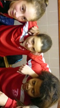 La joie de nos U13 Filles après un match difficile !