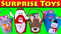 Surprise Toys Christmas Baskets Kinder Surprise Eggs, Blind Bags, Barbie Chelsea Dolls Dis