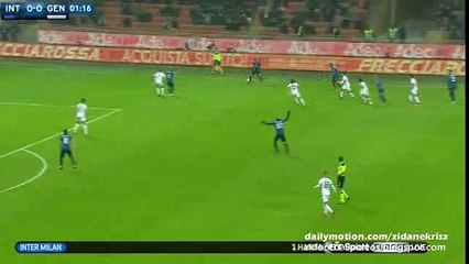 Felipe Melo Big Chance - Inter v. Genoa 05.12.2015 HD Serie A