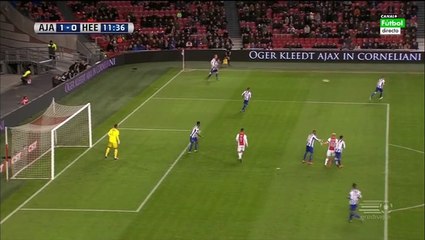 Viktor Fischer Goal - Ajax 1 - 0 Heerenveen -  05/12/2015