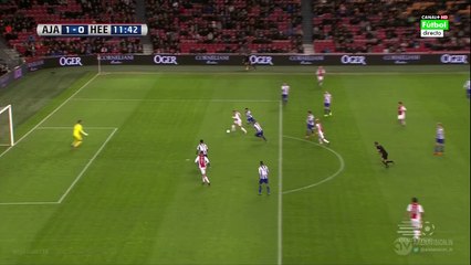 Viktor Fischer 1-0 | Ajax v. Heerenveen 05.12.2015 HD