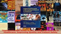 Read  Implementation Guide to Bar Coding and AutoID in Healthcare Improving Quality and Ebook Free