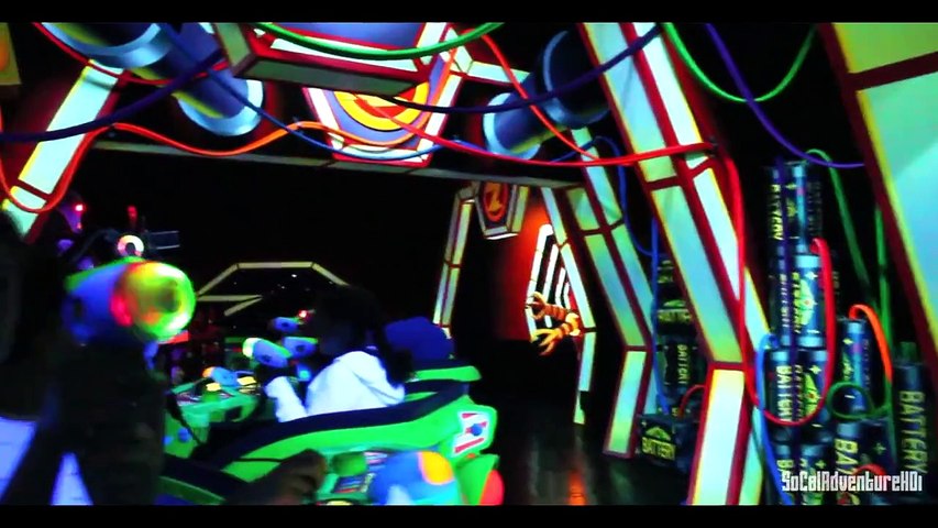 Buzz Lightyear Astro Blasters Full Ride Disneyland Ca Pov 1080p Hd Dailymotion Video