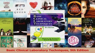 Read  Basic Clinical Laboratory Techniques 5th Edition Ebook Online