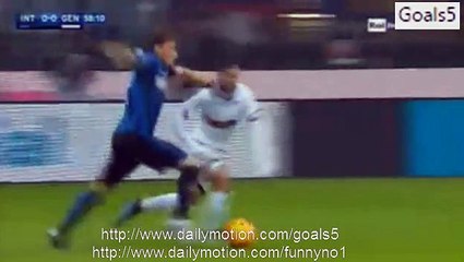 Adem Ljajic Goal Inter 1 - 0 Genoa Serie A 5-12-2015