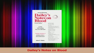 Download  Daileys Notes on Blood Ebook Online