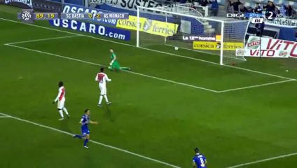Lacina Traoré Goal - Bastia 0-3 Monaco - 05-12-2015