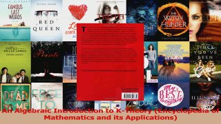 Download  An Algebraic Introduction to KTheory Encyclopedia of Mathematics and its Applications Ebook Online