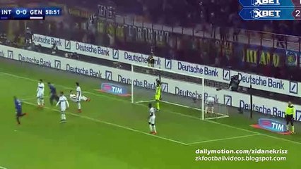 1-0 Adem Ljajić Goal - Inter v. Genoa 05.12.2015 HD Serie A