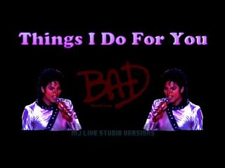 Michael Jackson - THINGS I DO FOR YOU - Japan Tour '87