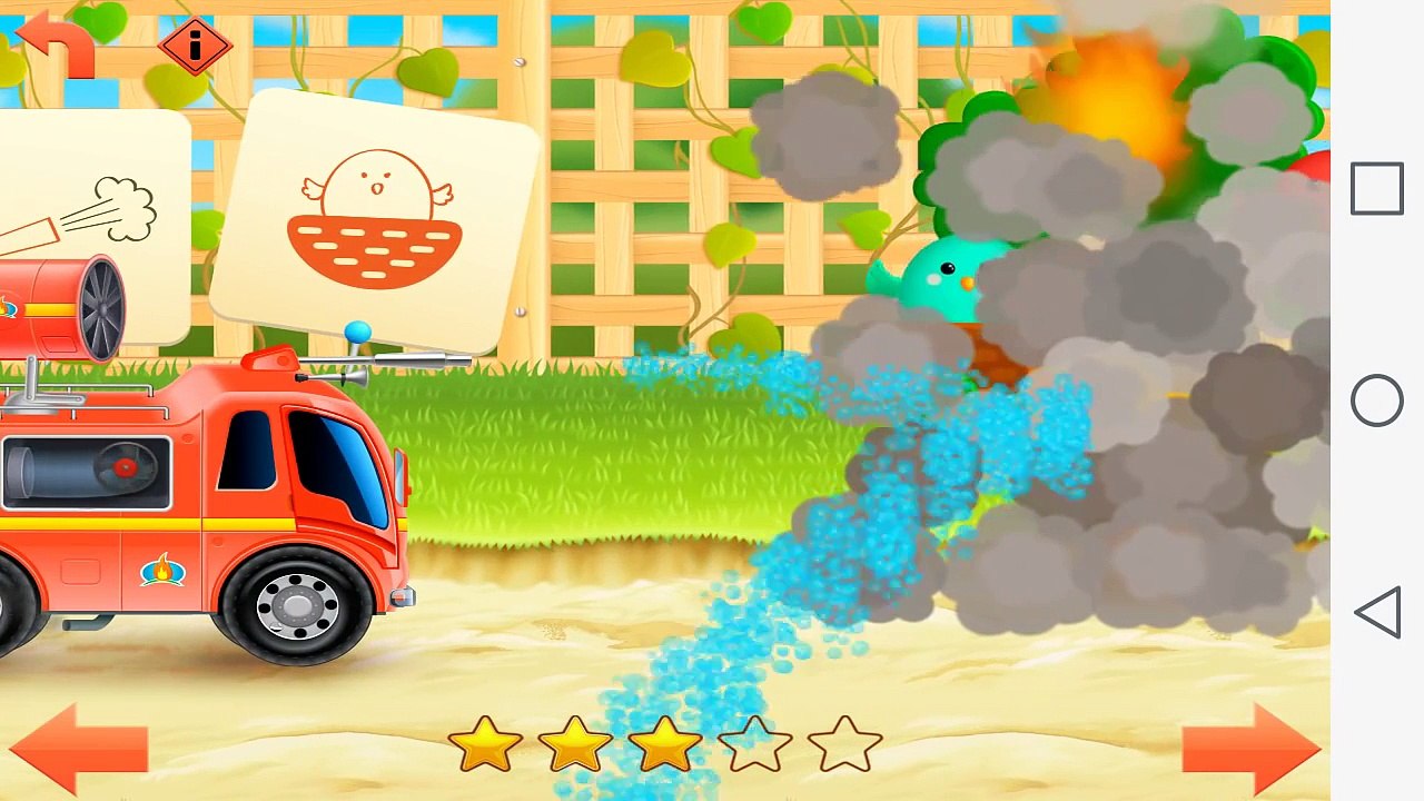 Meraklı kamyon Leo ve itfaiye arabası - eğitici çizgi film - türkçe