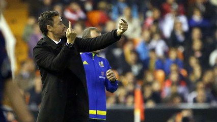 Luis Enrique: " Hemos hecho un partido muy completo en un campo dificilísimo"