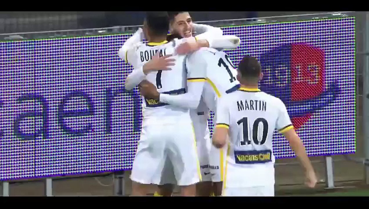 Stade Malherbe Caen vs Lille 1 - 2 All Goals & Highlights 2015