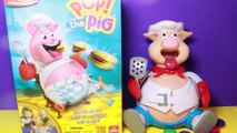 Pop! The Pig Game Feed Pig Hamburgers Till He POPS! Buger Eating Pig Kids Toy Game Review