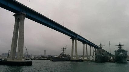 SAN DIEGO - Naval Base Boat Cruise