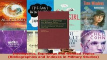 Download  Intelligence Espionage and Related Topics Bibliographies and Indexes in Military Studies PDF Free