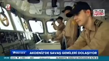 34 Türk Türk savaş gemisi Akdeniz'de..