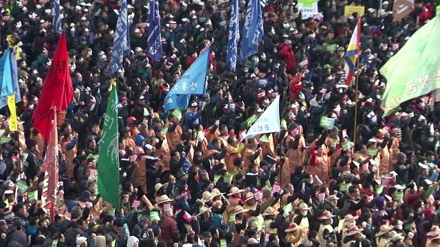 Corée du Sud: dizaines de milliers de manifestants à Séoul