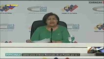 Presidenta de ente electoral venezolano confirma que el país está preparado al 100% para los comicios