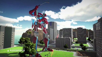 PlayStation Experience 2015 100ft Robot Golf - Announce Trailer  PS VR [Full HD]