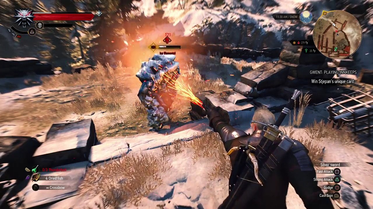 The Witcher 3: no lag at all