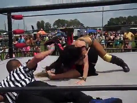 SANTANA GARRETT(C) VS CRAZY MARY DOBSON NWA WOMENS CHAMPIONSHIP+SHINE CHAMPIONSHIP MATCH