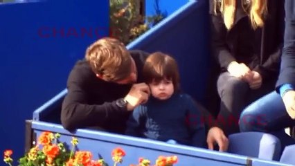 Milan, Shakira y Piqué, divertida tarde de tenis