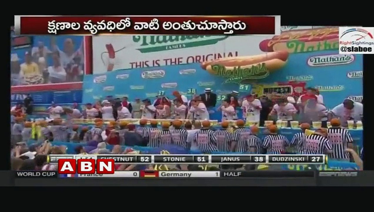 Nathans Hot Dog Eating Contest