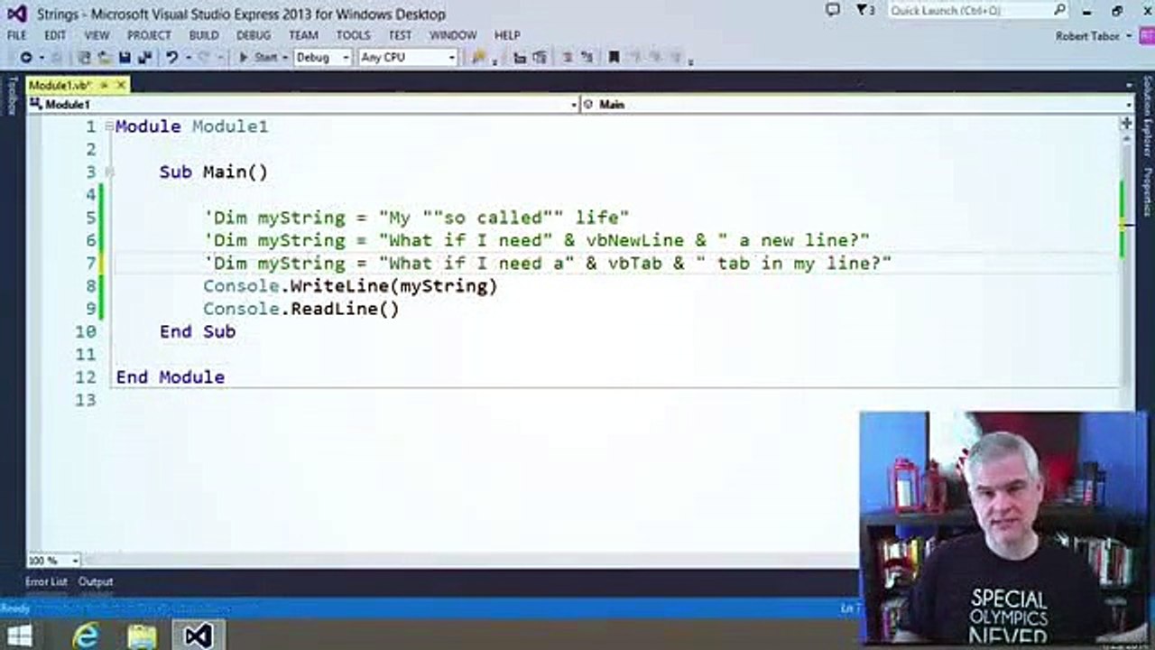 Visual Basic Tutorials For Absolute Beginners Clip19-42
