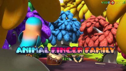 Wild Animals Finger Family 3D  Nursery Rhymes  Rhymes For Children