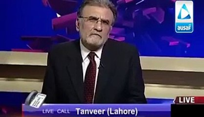 A Female Caller Abusing Ishaq Dar in Live Show of Nusrat Jav