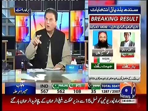 Khabar Naak - 5 December 2015 ( Local Body Election Special ) Geo News Naeem Bukhari