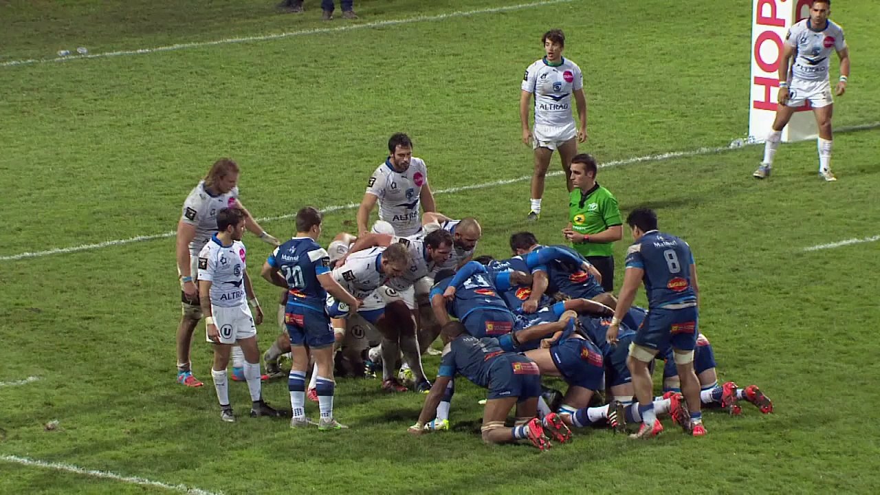 TOP 14 - Castres - Montpellier : 34-19 - Essai Alex TULOU 3 (CAS) - J10 - Saison 2015/2016