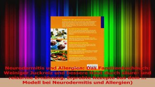 Neurodermitis und Allergien Das Familienkochbuch Weiniger Juckreiz und bessere Haut PDF Kostenlos