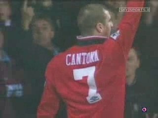 West Ham vs Man Utd - Cantona Goal