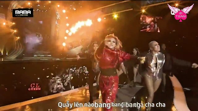 [Vietsub HD] 2NE1 - THE BADDEST FEMALE + HELLO BITCHES + FIRE + I AM THE BEST in 2015 MAMA [21TeamSubs]